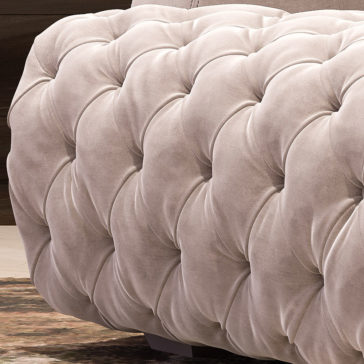 Luxury Designer Italian Button Upholstered Armchair Luxury Designer Italian Button Upholstered Armchair