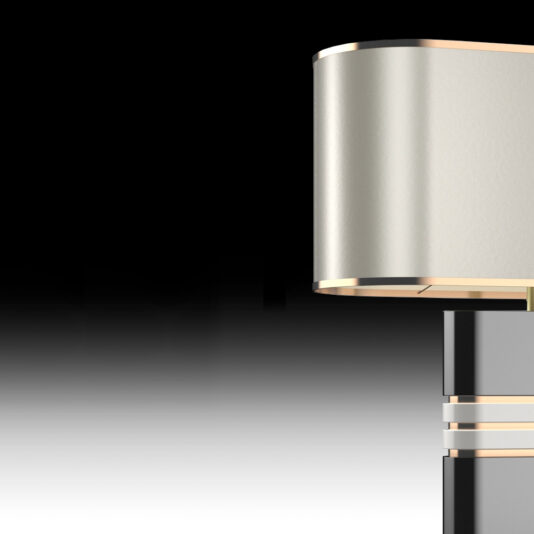 High End Designer Gloss Lacquered Floor Lamp
