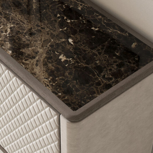 Designer Italian Quilted TV Unit With Wall Fixture Designer Italian Quilted TV Unit With Wall Fixture