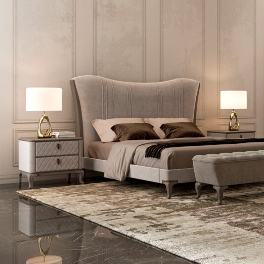 High End Italian Quilted Designer Bedside Cabinet High End Italian Quilted Designer Marble Bedside Cabinet