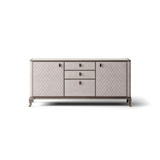 High End Italian Quilted Designer Buffet High End Italian Quilted Designer Marble Buffet