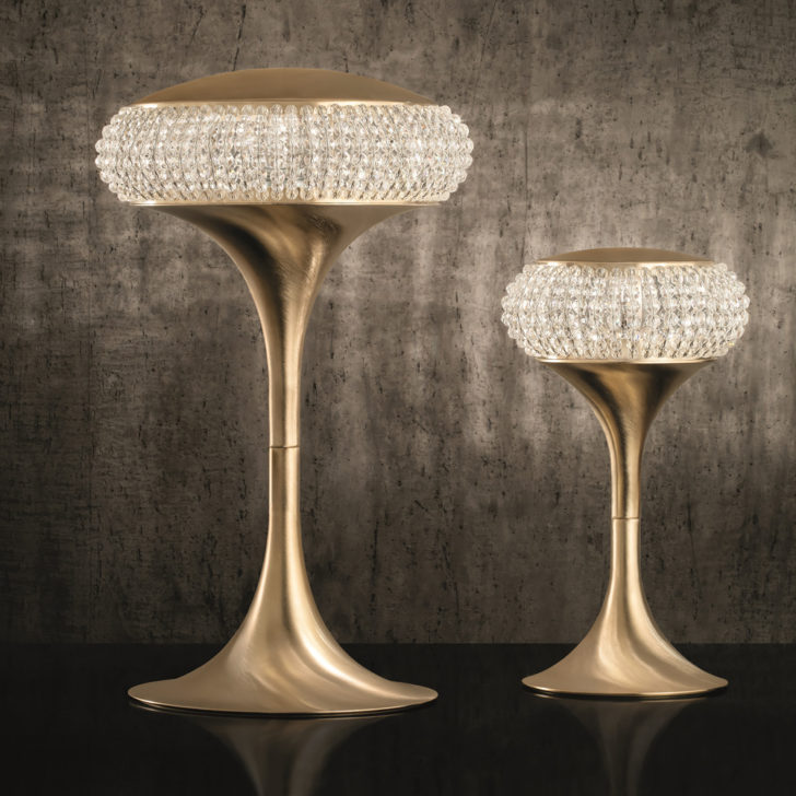 Italian Modern Crystal Table Lamp