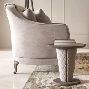 Luxury Designer Italian Curved Armchair Luxury Designer Italian Curved Armchair