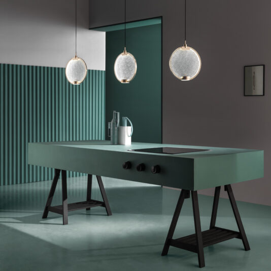 Modern Round Coloured Glass Diffuser Pendant Set Modern Round Coloured Glass Diffuser Pendant Set