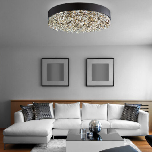 Round Matt Black Chandelier Ceiling Light Round Matt Black Chandelier Ceiling Light