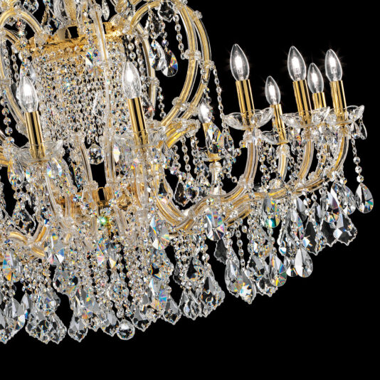 Classic Italian Designer Crystal Chandelier