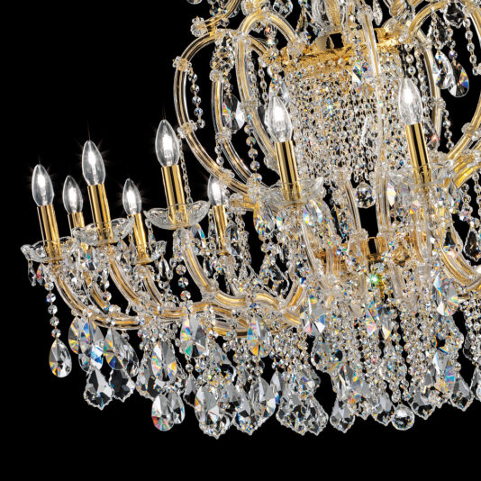 Classic Italian Designer Crystal Chandelier