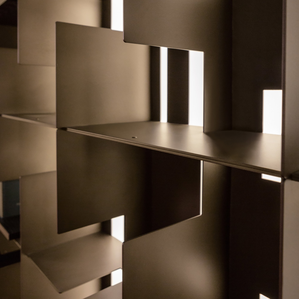 High End Designer Italian Freestanding Modular Book Shelf