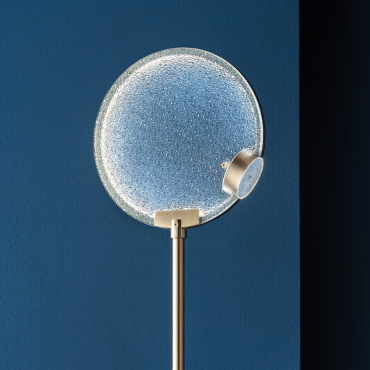 Modern Round Coloured Glass Diffuser Floor Lamp Modern Round Coloured Glass Diffuser Floor Lamp
