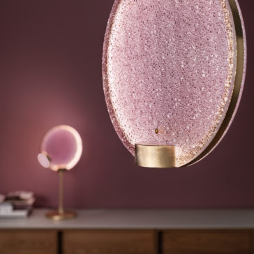 Modern Round Coloured Glass Diffuser Table Lamp Modern Round Coloured Glass Diffuser Table Lamp