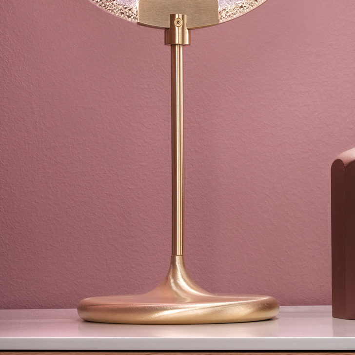Modern Round Coloured Glass Diffuser Table Lamp