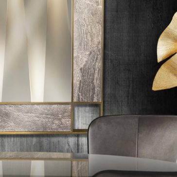 Rectangular Modern Italian Designer Marble Wall Mirror