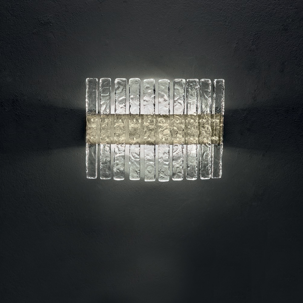 Rock Crystal Inspired Contemporary LED Wall Light