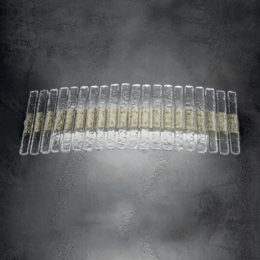 Rock Crystal Inspired Contemporary LED Long Wall Light