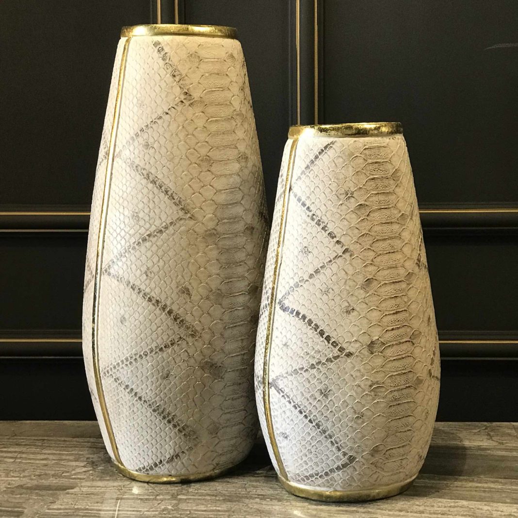 Two Stylish Modern Vases