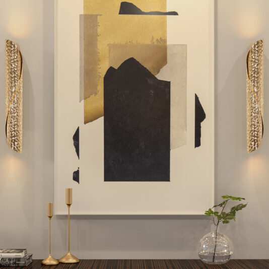 Contemporary Hammered Effect Gold Plated Wall Light Contemporary Hammered Effect Gold Plated Wall Light