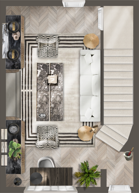 Windsor Home Interior Design. Part II - Living Room