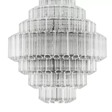 Art Deco Style Glass Chandelier Art Deco Style Glass Chandelier