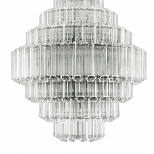 Art Deco Style Glass Chandelier Art Deco Style Glass Chandelier