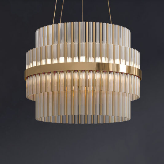 Contemporary Designer Tiered Chandelier Contemporary Designer Tiered Chandelier