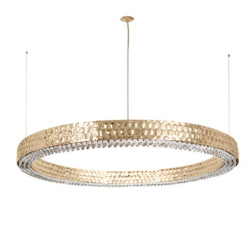 High End Designer Hoop Chandelier With Crystals High End Designer Hoop Chandelier With Crystals