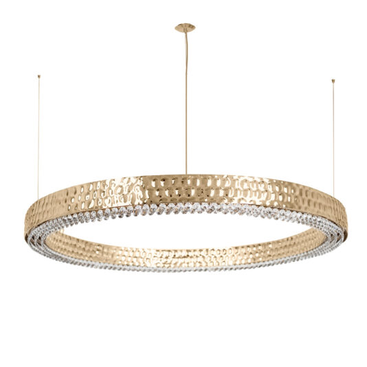 High End Designer Hoop Chandelier With Crystals High End Designer Hoop Chandelier With Crystals