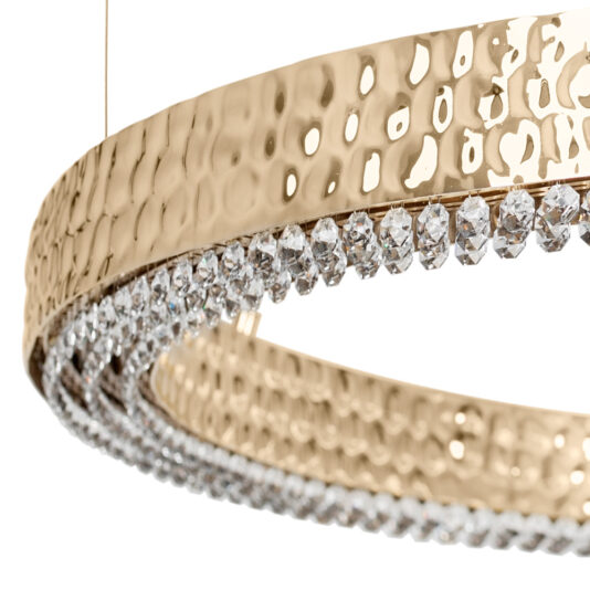High End Designer Hoop Chandelier With Crystals High End Designer Hoop Chandelier With Crystals