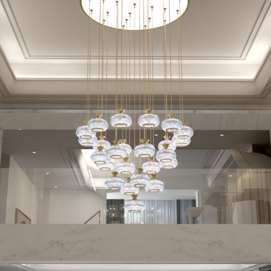 Large Crystal Pendant Style Chandelier Large Swarovski Crystal Pendant Style Chandelier