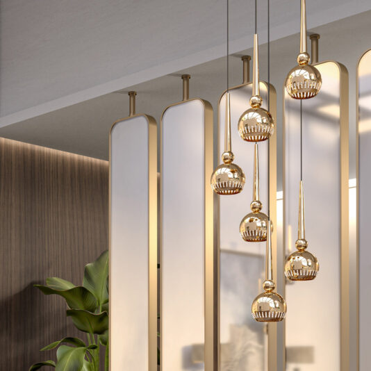 Swarovski Crystal 6 Light Pendant Style Chandelier