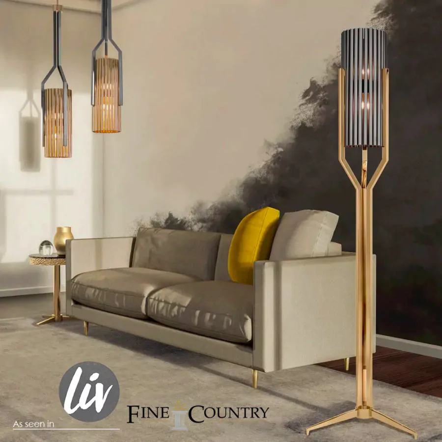 Picture of Modern Designer Industrial Floor Lamp for Your Chic Space