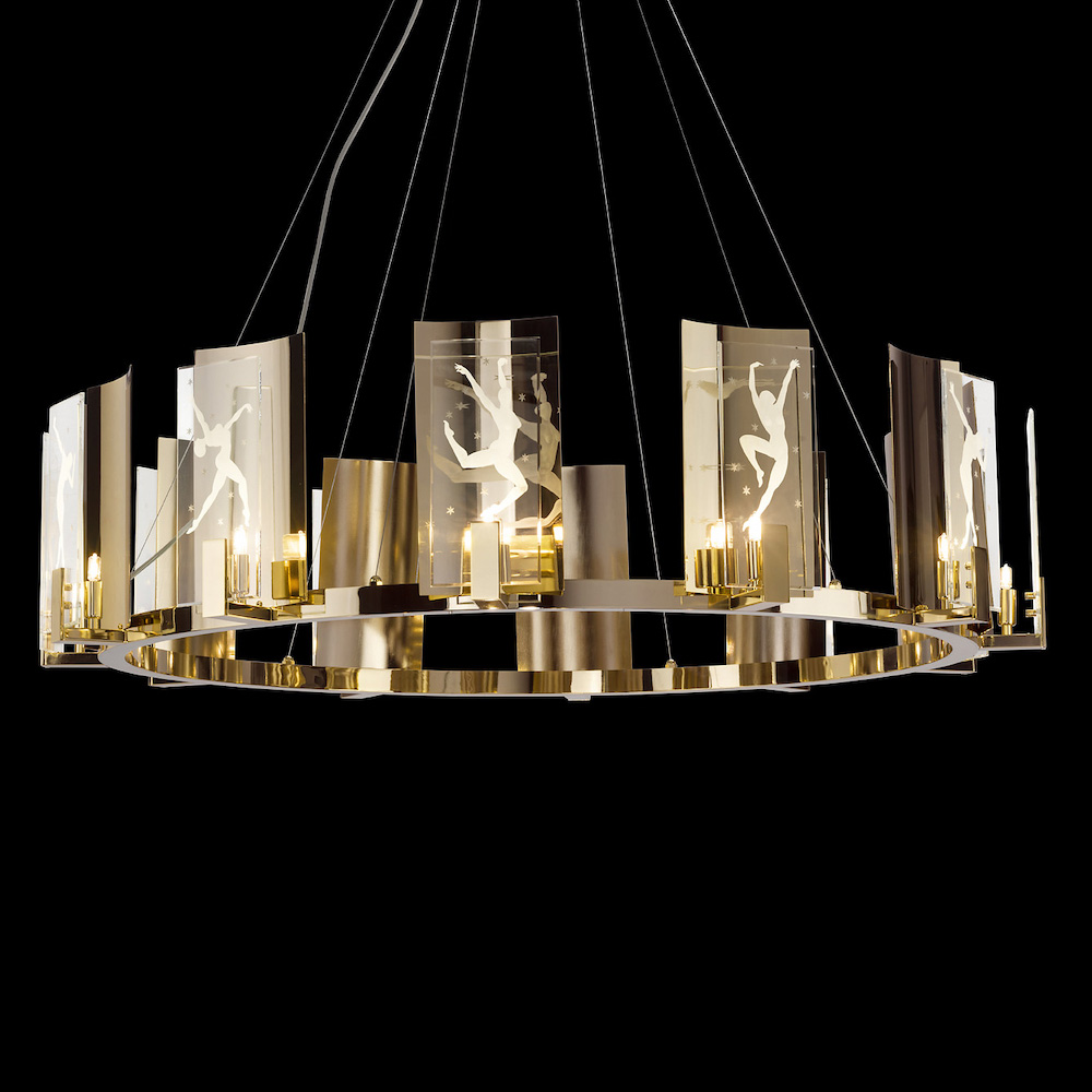 Illuminate Your Space with a Contemporary Brass Chandelier