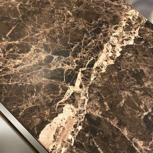 Emperador Marble Console Table Emperador Marble Console Table