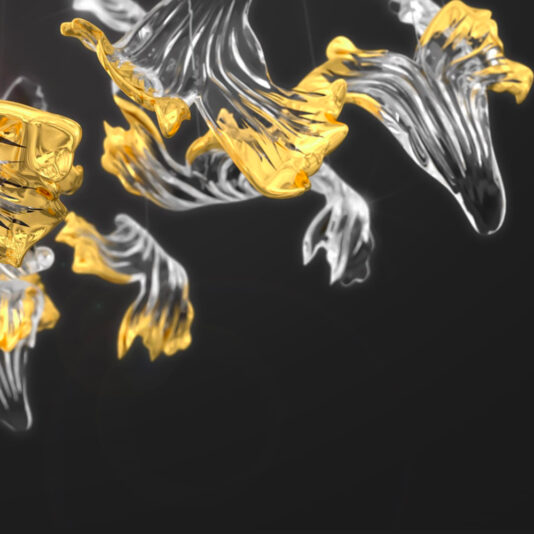 Exclusive Floating Ginkgo Leaf Chandelier Exclusive Floating Ginkgo Leaf Chandelier