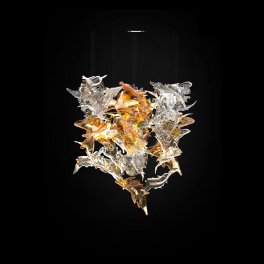 Exclusive Floating Leaf Chandelier Exclusive Floating Leaf Chandelier