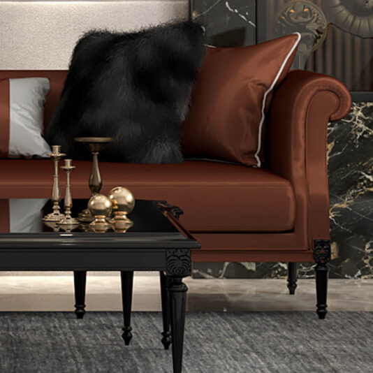 Neoclassical Style Low Sofa Neoclassical Style Low Sofa