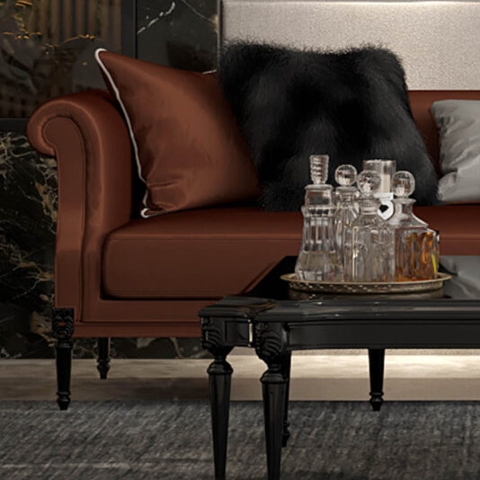 Neoclassical Style Low Sofa Neoclassical Style Low Sofa
