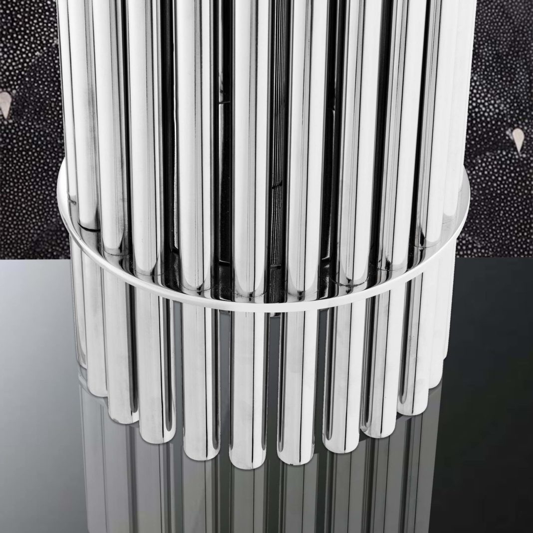Silver Linear Table Lamp