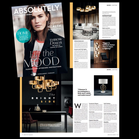 in the press, Absolutely magazine, montage