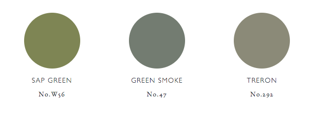 Colour of the Year 2021, Farrow and Ball greens