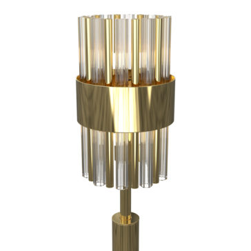 Modern Crystal Table Lamp Modern Gold Plated Crystal Table Lamp
