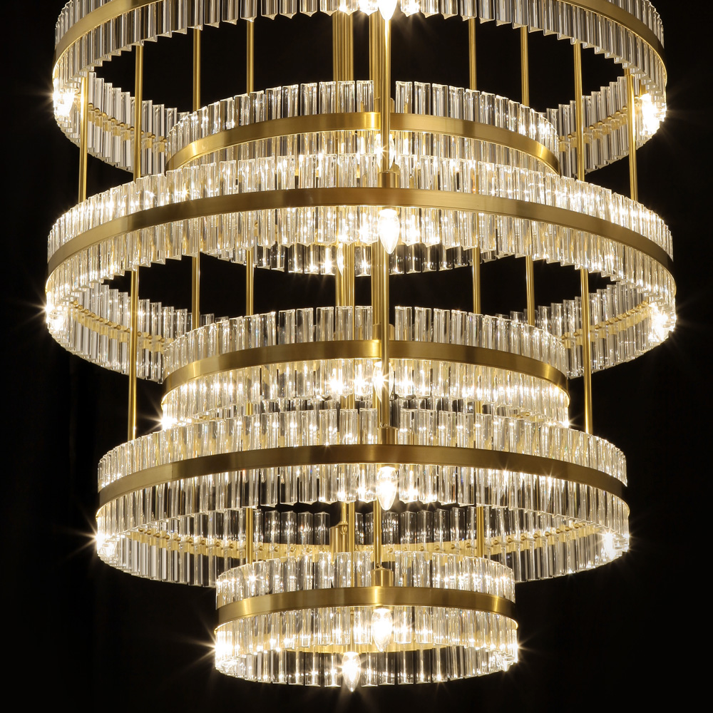 Tiered Ring Chandelier