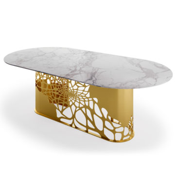 Exclusive Marble Oval Dining Table Exclusive Marble Oval Dining Table