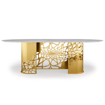Exclusive Marble Oval Dining Table Exclusive Marble Oval Dining Table