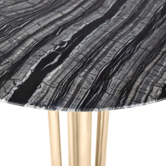 Gold Plated Round Marble Bar Table Gold Plated Round Marble Bar Table