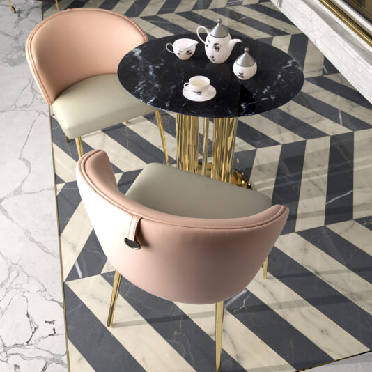 Gold Plated Round Marble Bar Table Gold Plated Round Marble Bar Table