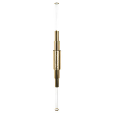 Contemporary Hammered Vertical Wall Light