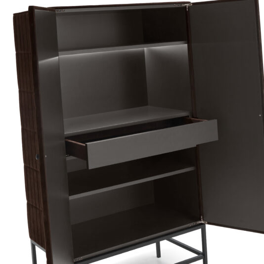 Quilted Leather Drinks Cabinet Quilted Leather Drinks Cabinet