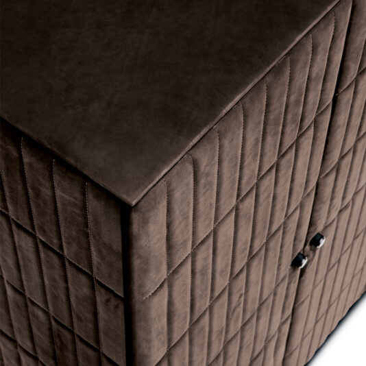 Quilted Leather Drinks Cabinet Quilted Leather Drinks Cabinet