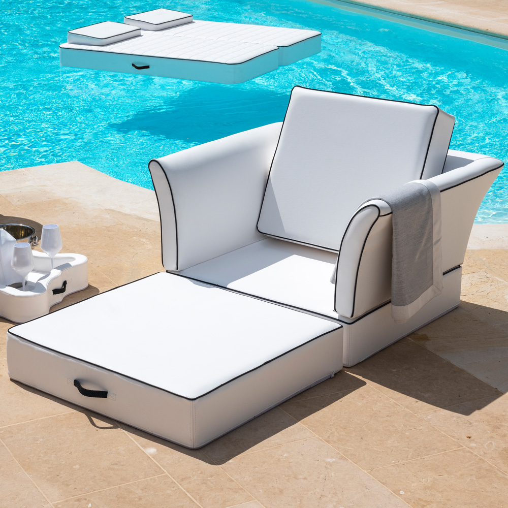 outdoor seating, Floating Armchair Sun Lounger