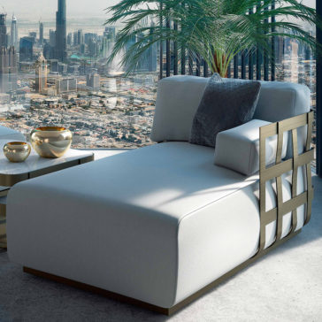 Outdoor Garden Chaise Longue